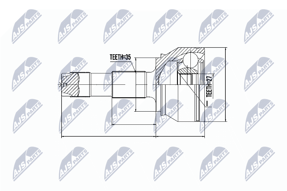 NTY Féltengelycsukló készlet NPZ-FT-037_NTY