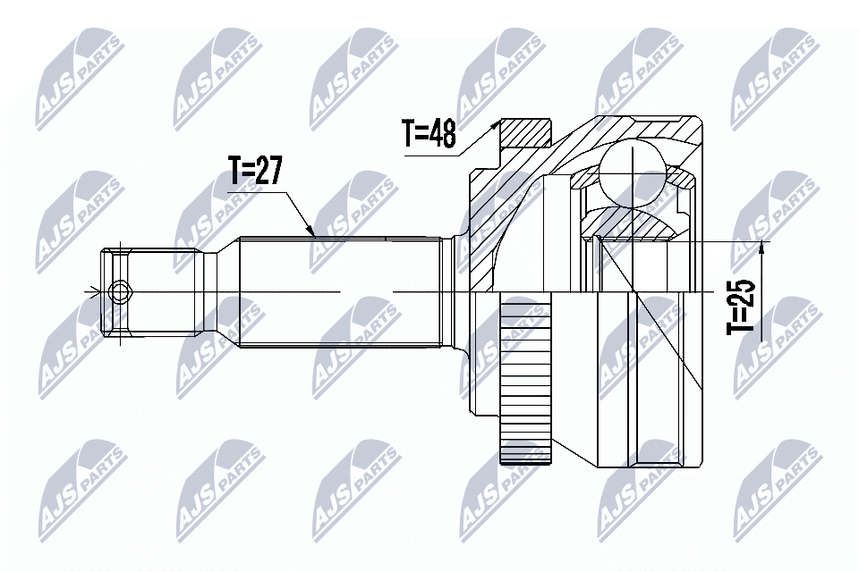 NTY Féltengelycsukló készlet külső NPZ-HY-517_NTY