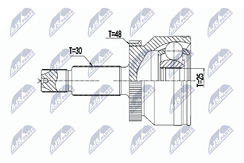 NTY Féltengelycsukló készlet NPZ-HY-558_NTY