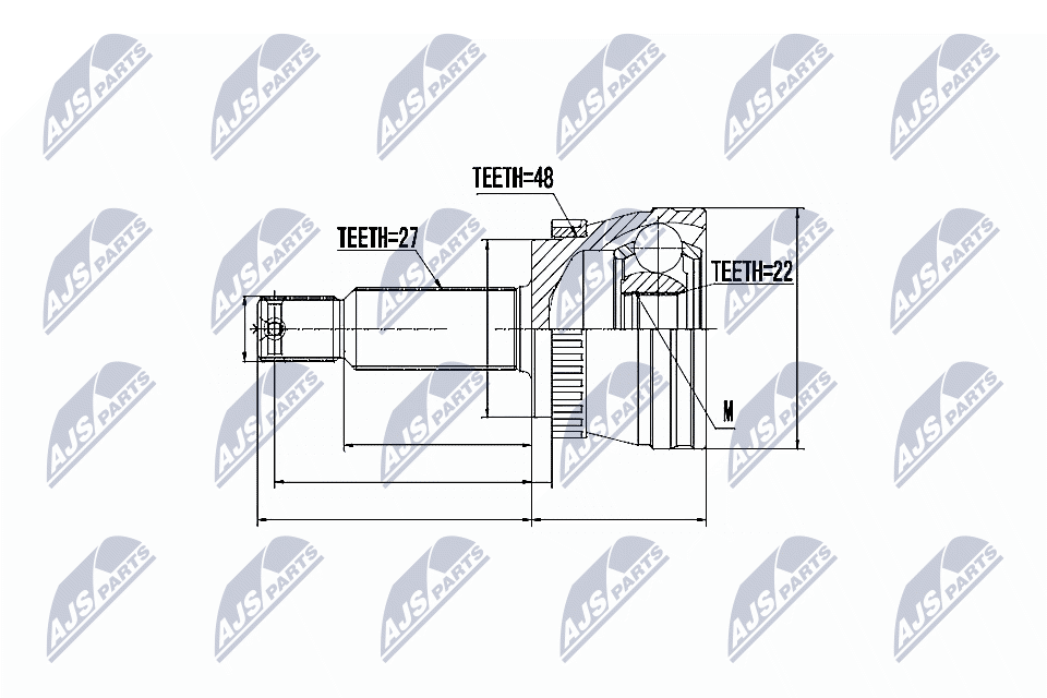 NTY Féltengelycsukló készlet NPZ-KA-353_NTY