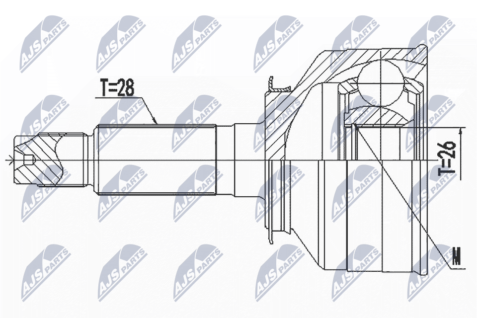 NTY Féltengelycsukló készlet NPZ-KA-366_NTY