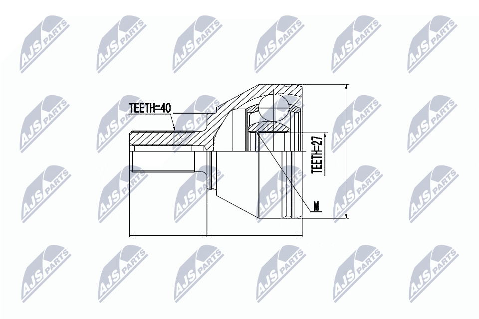 NTY Féltengelycsukló készlet külső NPZ-LR-004_NTY