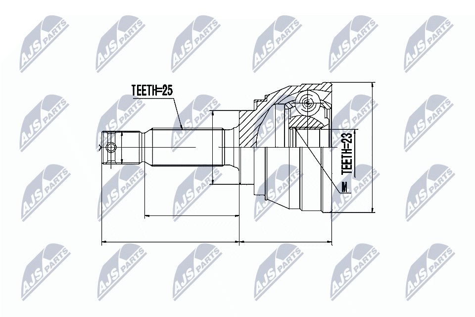 NTY Féltengelycsukló készlet NPZ-MS-002_NTY