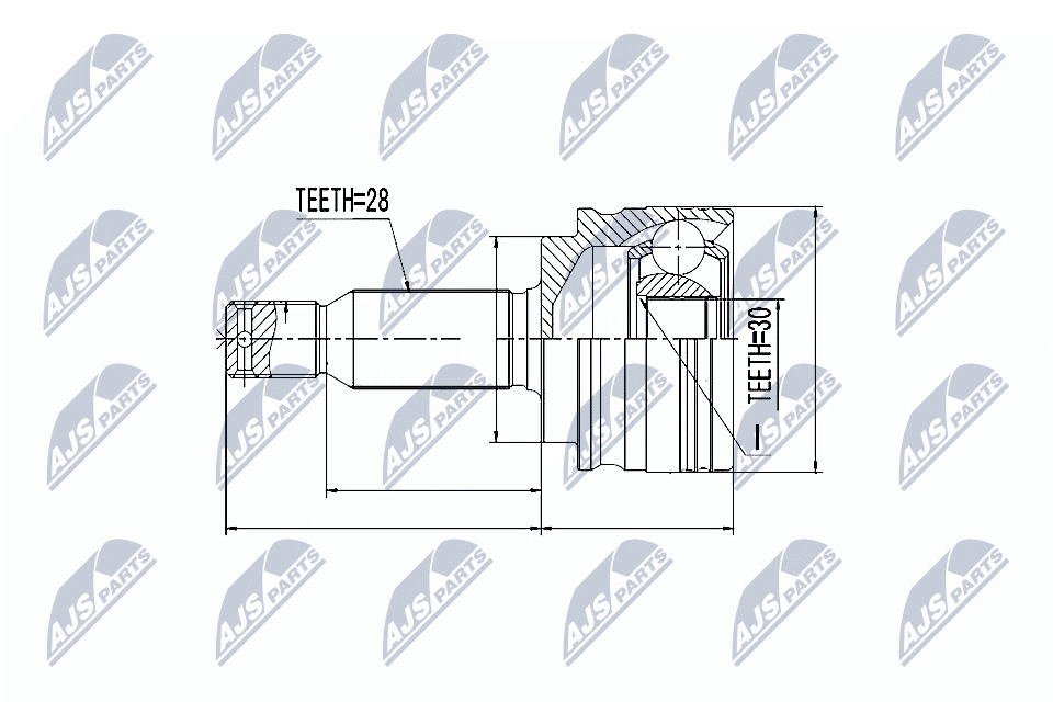 NTY Féltengelycsukló készlet NPZ-MS-011_NTY