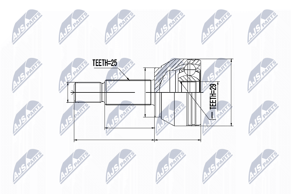 NTY Féltengelycsukló készlet NPZ-MZ-060_NTY