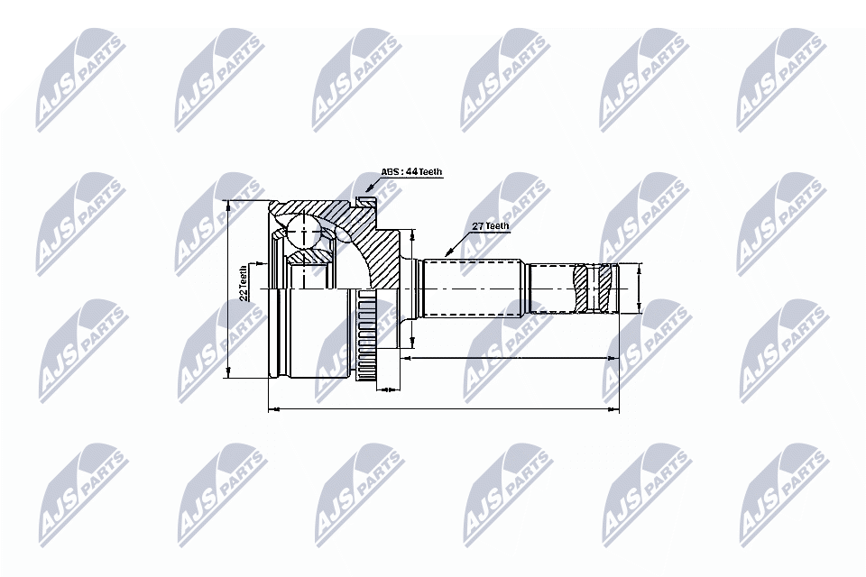 NTY Féltengelycsukló készlet NPZ-NS-043_NTY