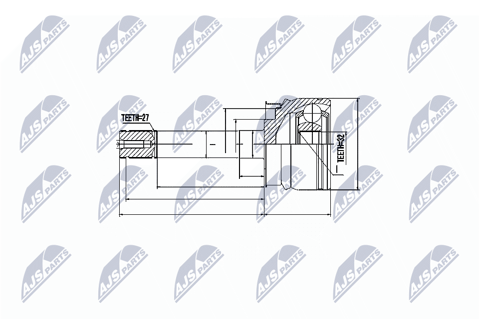 NTY Féltengelycsukló készlet NPZ-NS-051_NTY