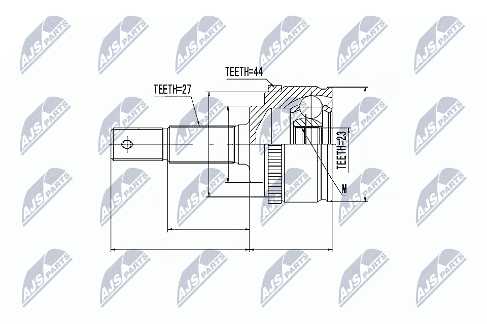 NTY Féltengelycsukló készlet NPZ-NS-059_NTY