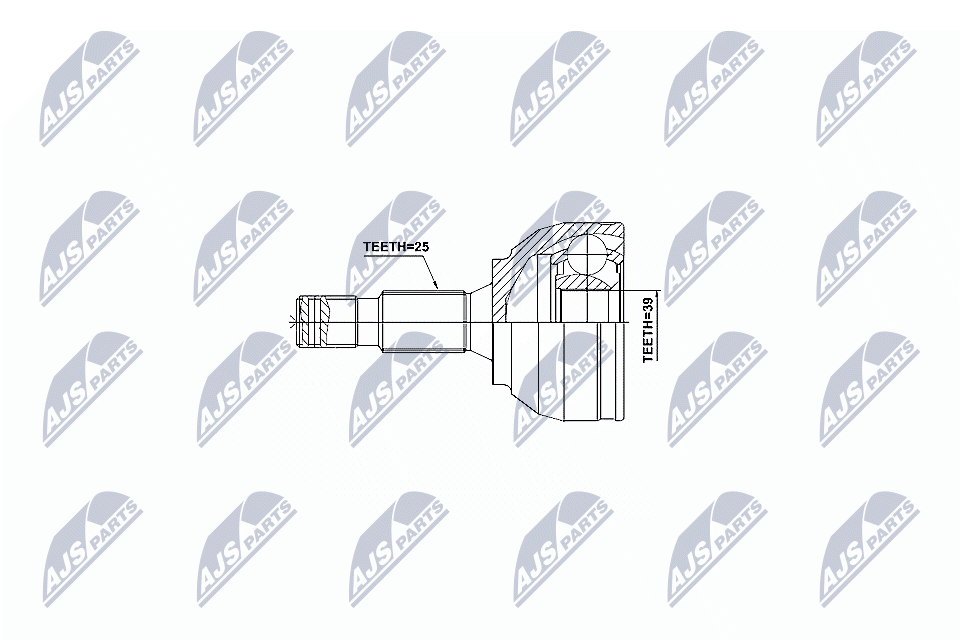 NTY Féltengelycsukló készlet NPZ-PE-028_NTY