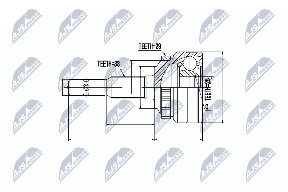 NTY Féltengelycsukló készlet NPZ-PL-003_NTY