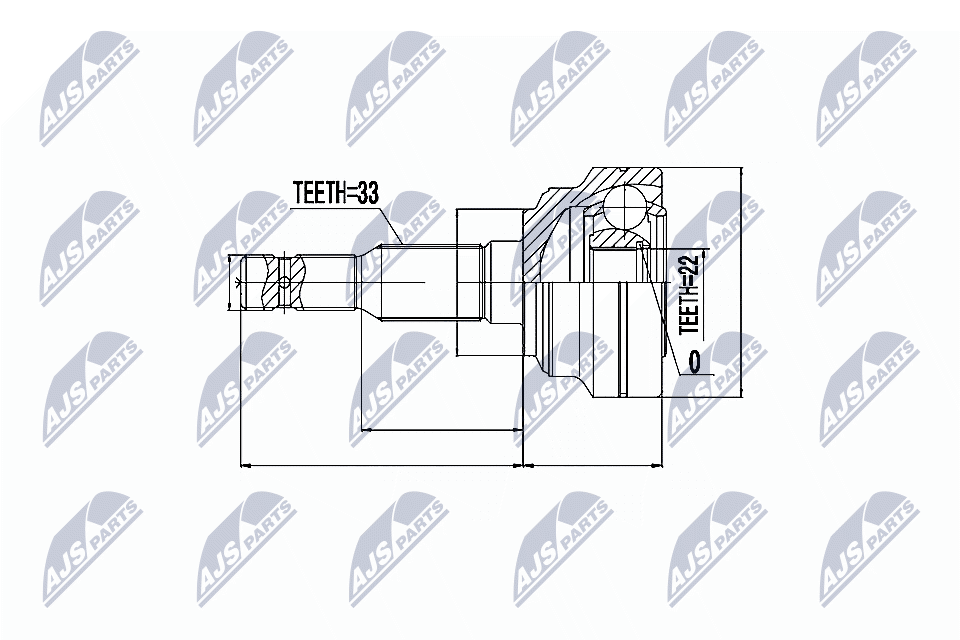 NTY Féltengelycsukló készlet NPZ-PL-010_NTY