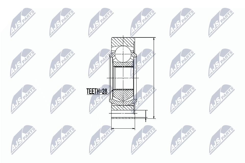 NTY Féltengelycsukló készlet NPZ-PL-016_NTY