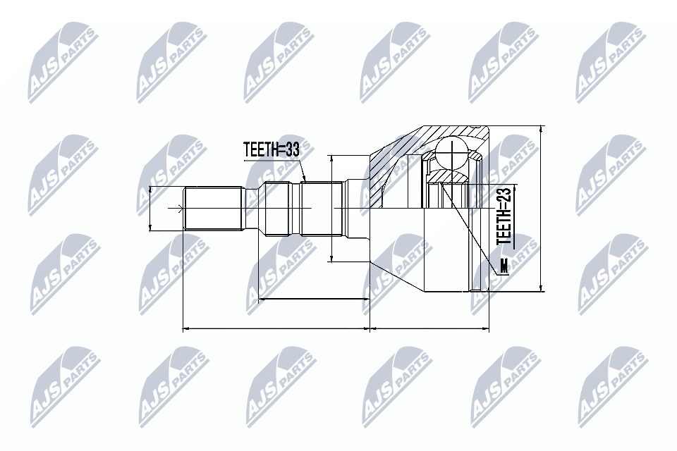 NTY Féltengelycsukló készlet NPZ-PL-023_NTY