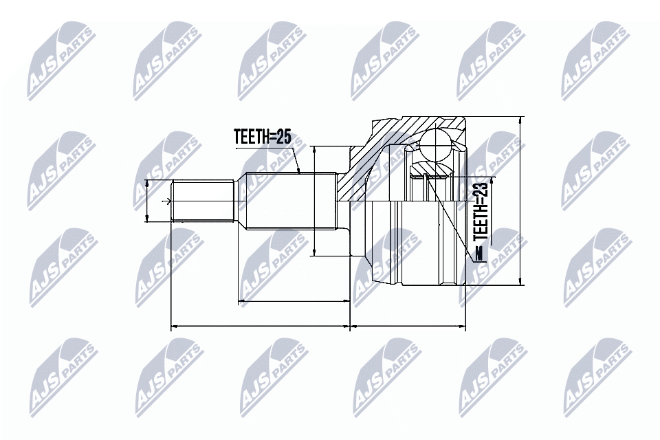 NTY Féltengelycsukló készlet NPZ-RE-002_NTY