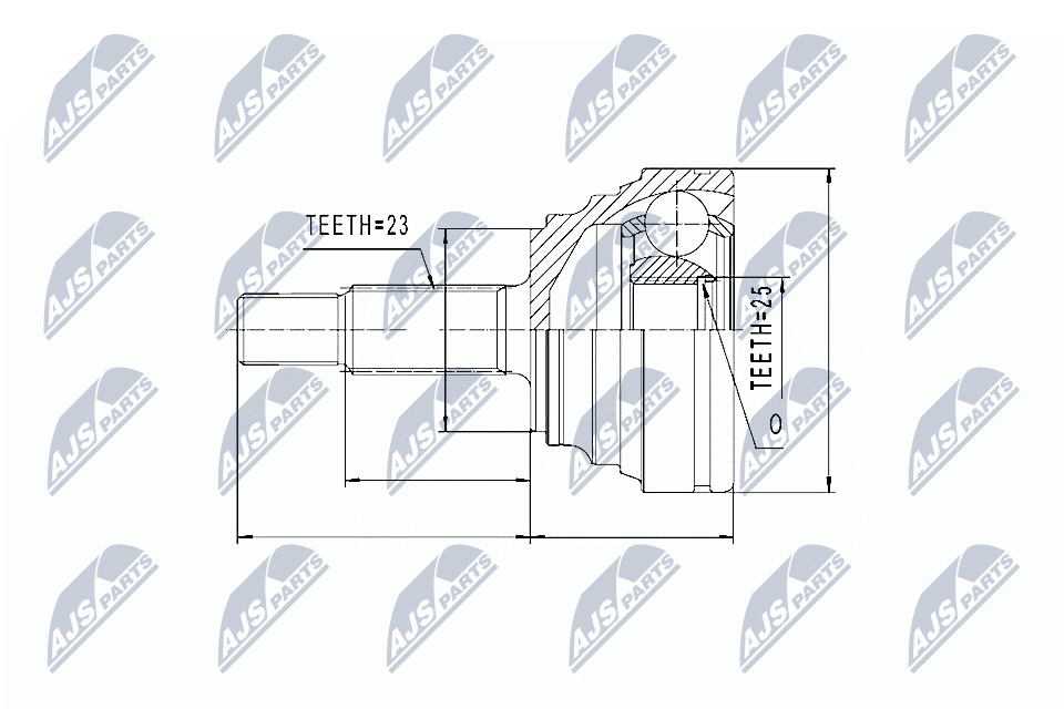 NTY Féltengelycsukló készlet NPZ-RE-005_NTY