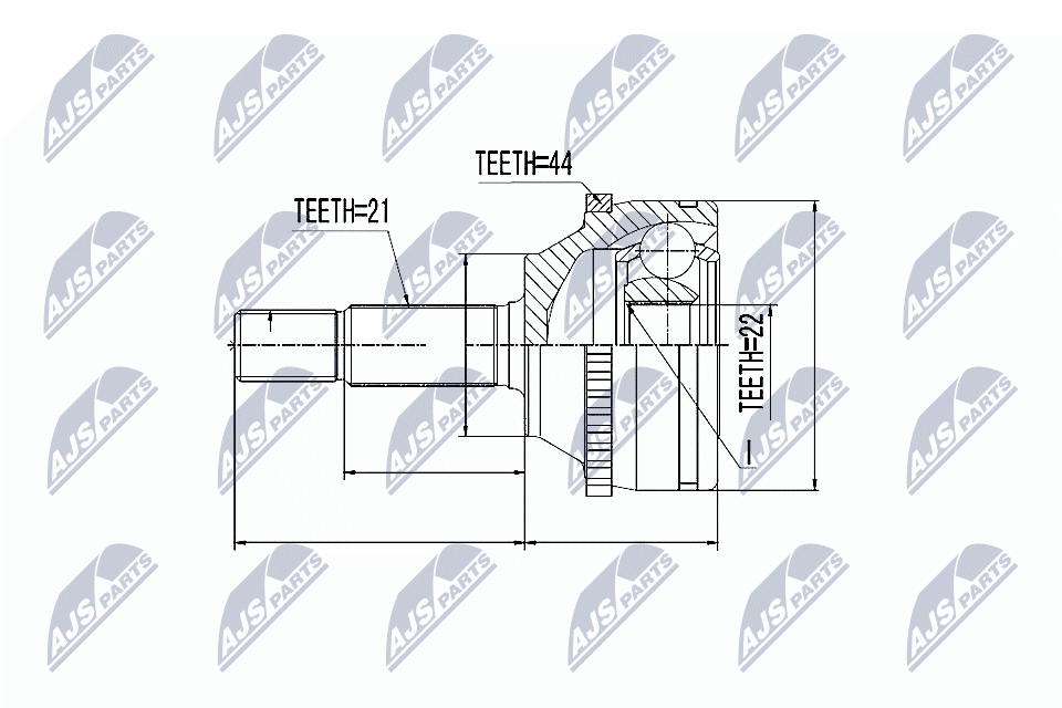 NTY Féltengelycsukló készlet NPZ-RE-010_NTY