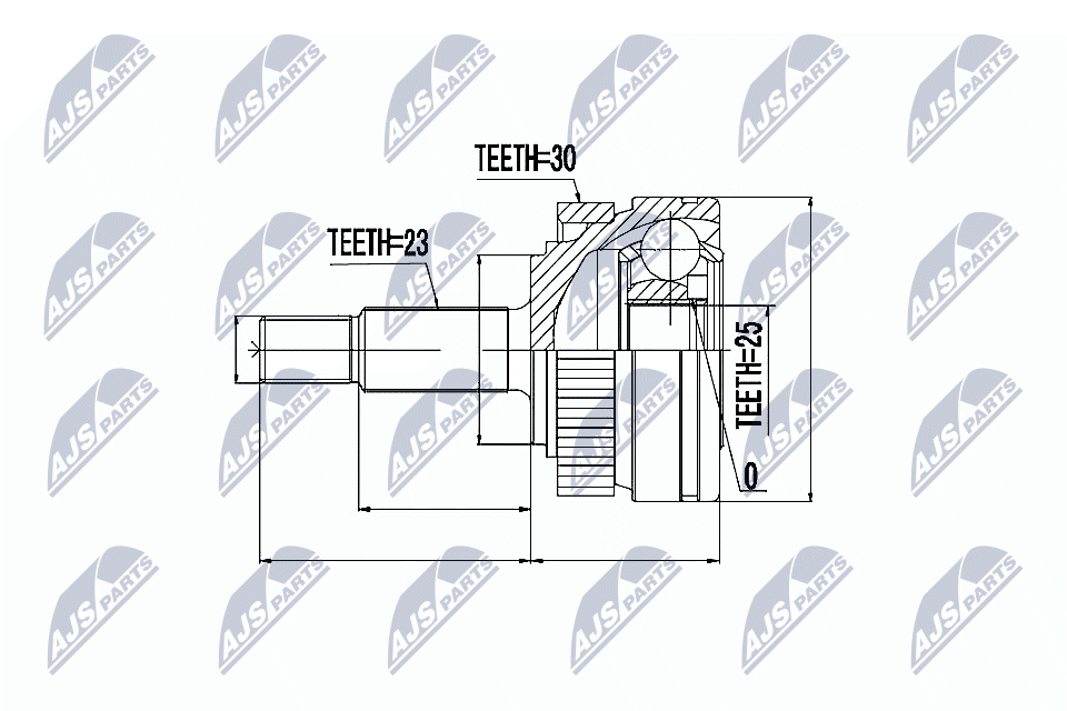 NTY Féltengelycsukló készlet külső NPZ-RE-011_NTY