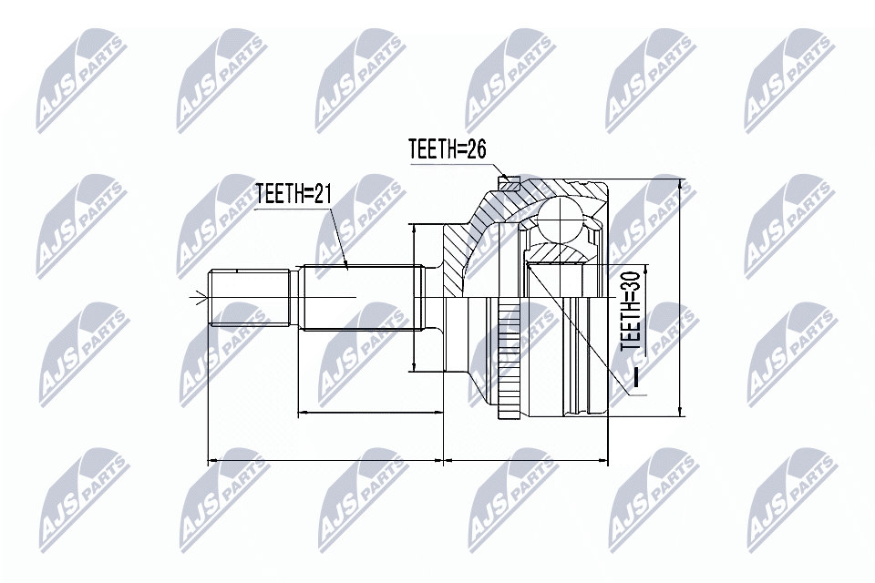 NTY Féltengelycsukló készlet NPZ-RE-012_NTY