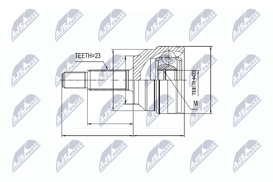 NTY Féltengelycsukló készlet NPZ-RE-021_NTY