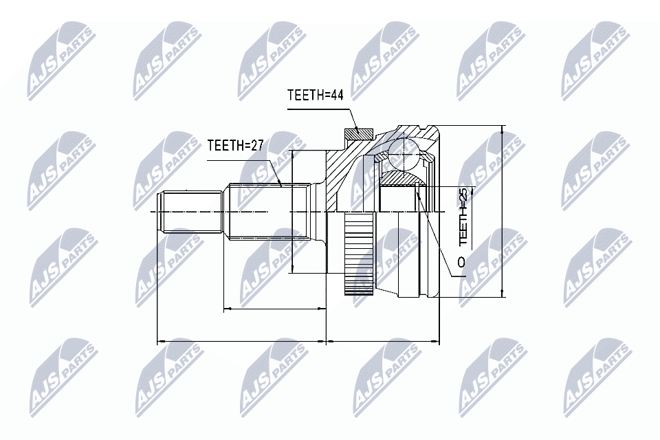 NTY Féltengelycsukló készlet külső NPZ-RE-033_NTY