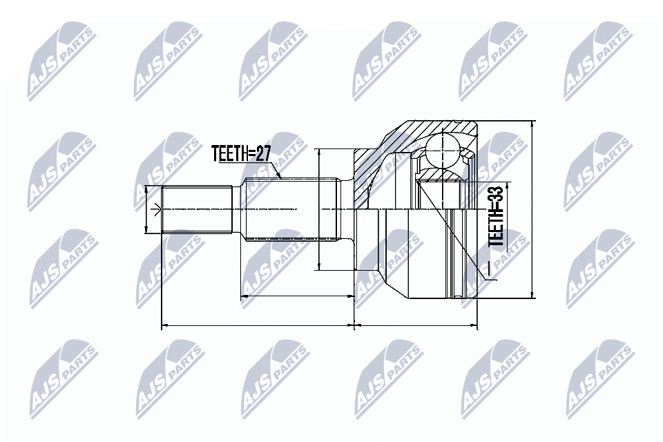 NTY Féltengelycsukló készlet NPZ-RE-034_NTY