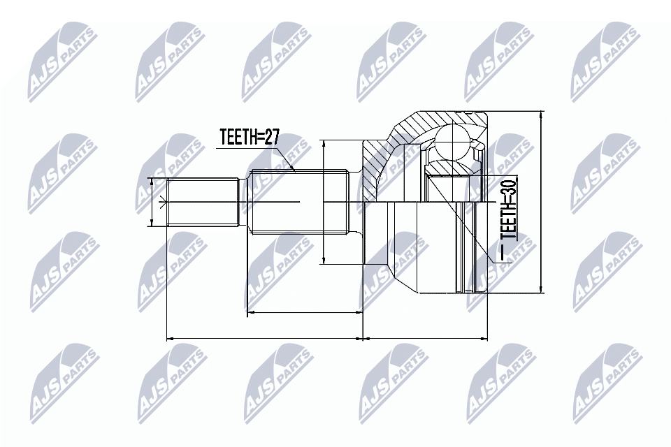 NTY Féltengelycsukló készlet NPZ-RE-036_NTY