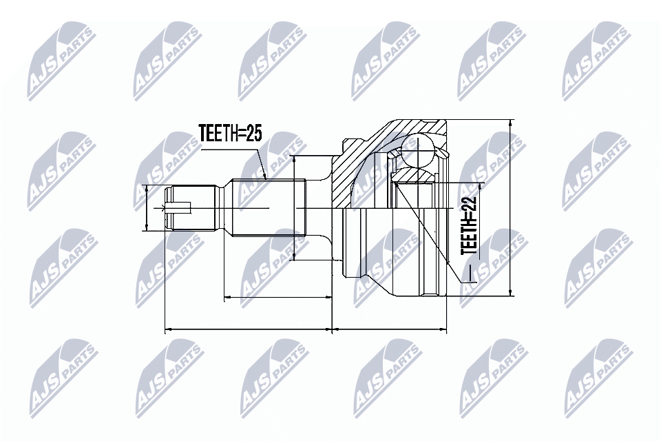 NTY Féltengelycsukló készlet NPZ-RV-001_NTY