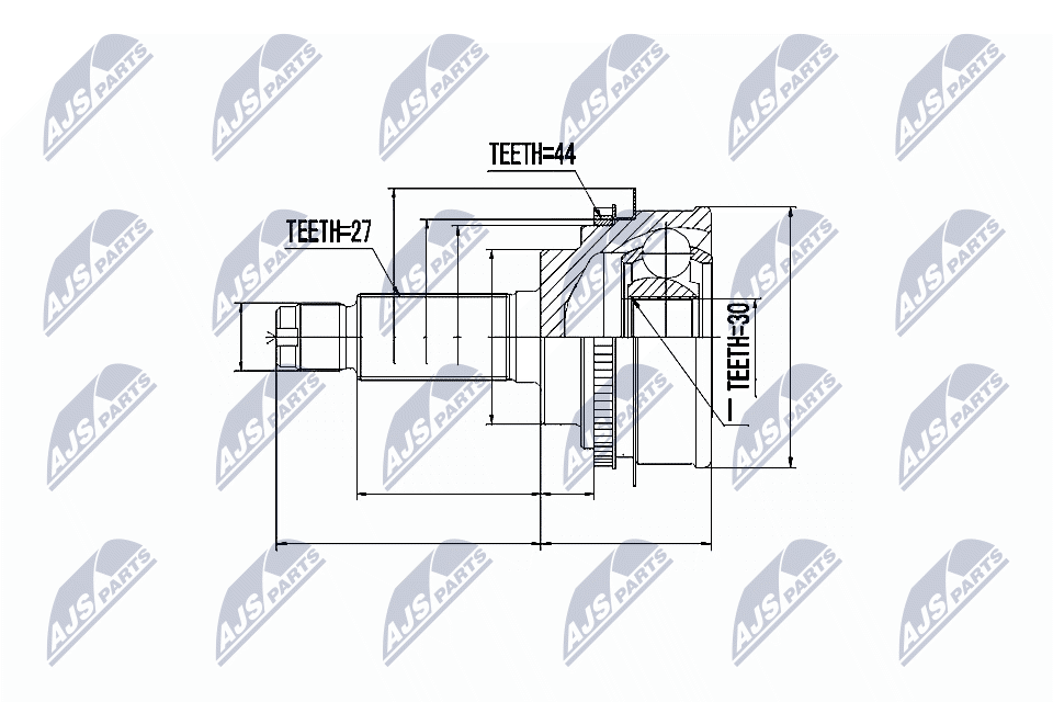 NTY Féltengelycsukló készlet NPZ-SB-011_NTY