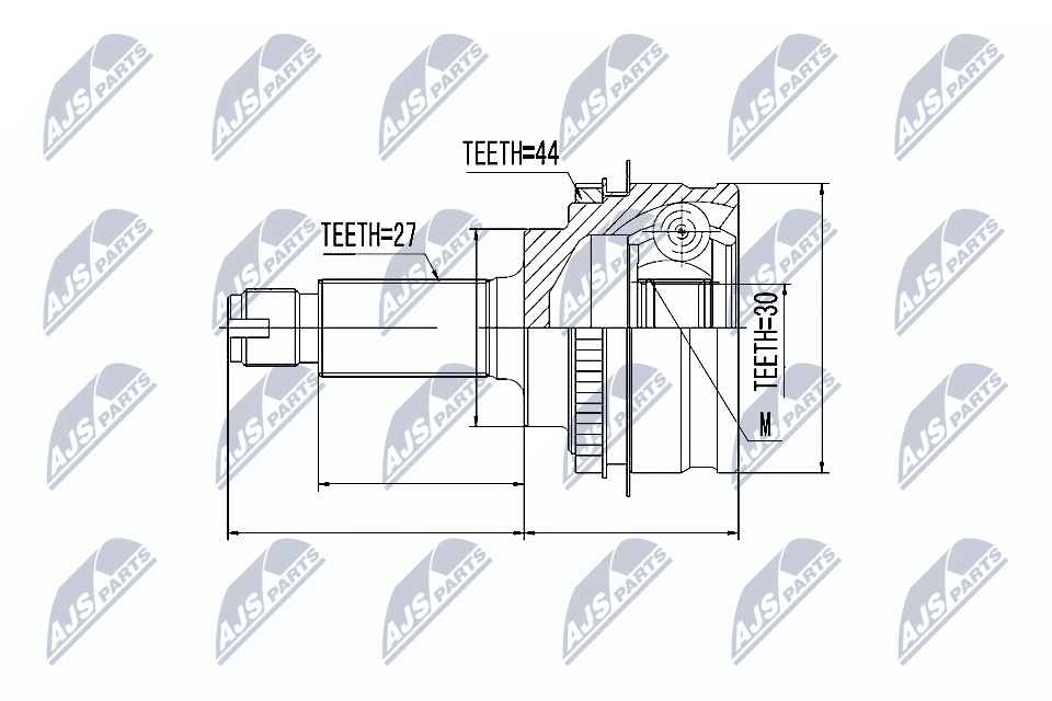 NTY Féltengelycsukló készlet külső NPZ-SB-013_NTY