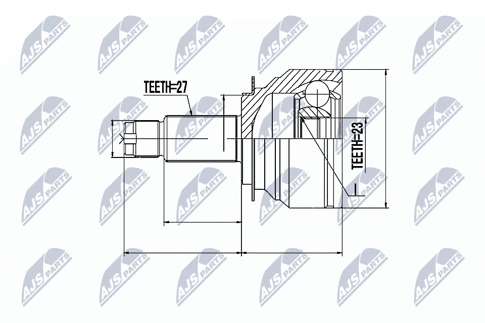 NTY Féltengelycsukló készlet NPZ-SB-020_NTY