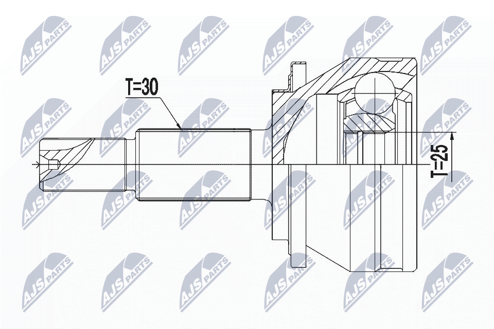 NTY Féltengelycsukló készlet NPZ-TY-014_NTY