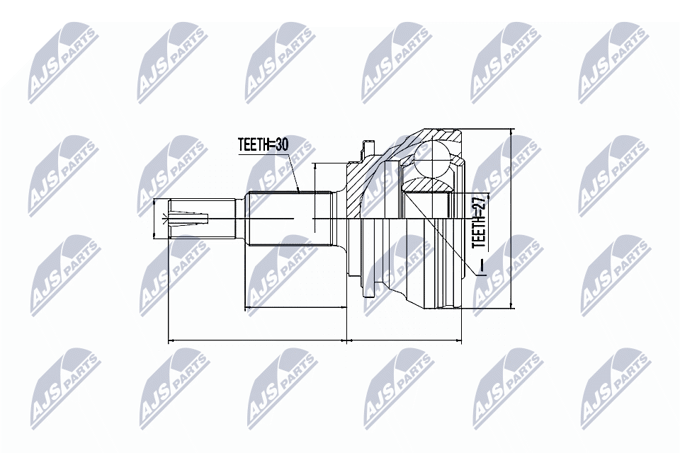 NTY Féltengelycsukló készlet NPZ-TY-063_NTY