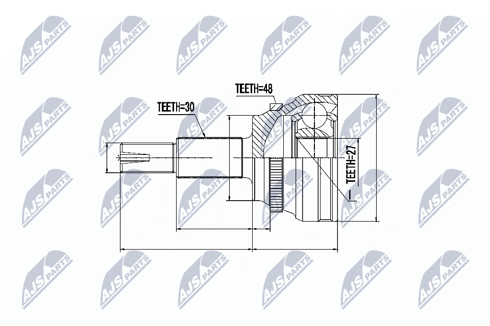 NTY Féltengelycsukló készlet NPZ-TY-089_NTY