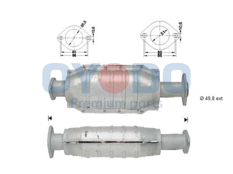 OYODO Katalizátor 10N0136-OYO