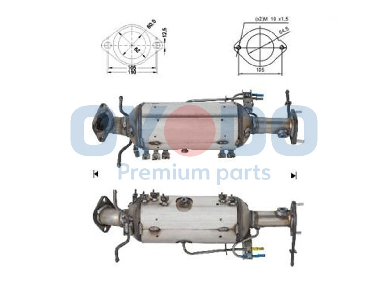 OYODO Részecskeszűrő, kipufogó 20N0009-OYO