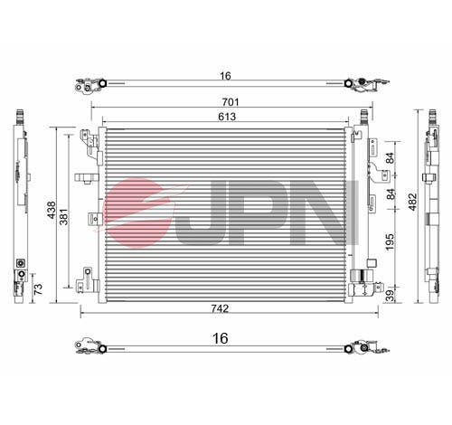 JPN Klímahűtő 60C9148-JPN_JPN