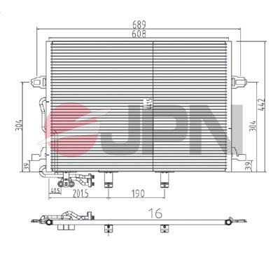 JPN Klímahűtő 60C9102-JPN_JPN