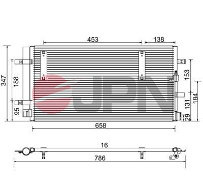 JPN Klímahűtő 60C9077-JPN_JPN