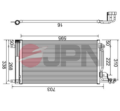 JPN Klímahűtő 60C9144-JPN_JPN