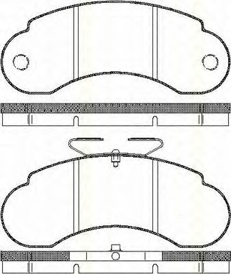 TRISCAN Fékbetét, mind 811023964_TRIS