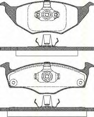 TRISCAN Fékbetét, mind 811029021_TRIS