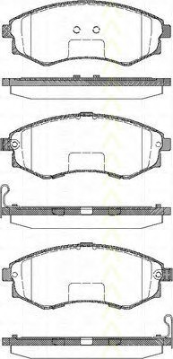 TRISCAN Fékbetét, mind 811043005_TRIS