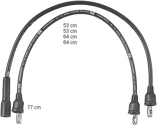 BERU Gyújtókábel készlet PRO004_BERU