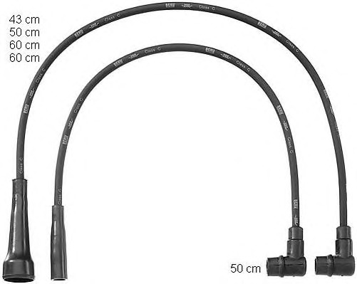 BERU Gyújtókábel készlet PRO733_BERU