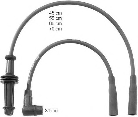 BERU Gyújtókábel készlet PRO756_BERU