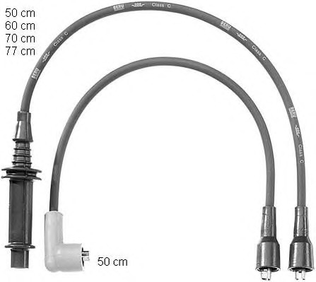 BERU Gyújtókábel készlet PRO763_BERU