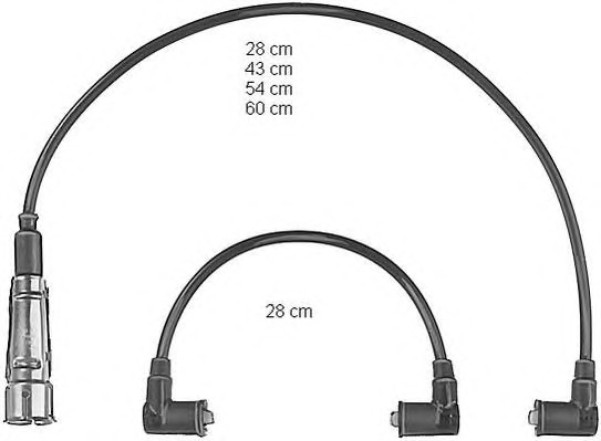 BERU Gyújtókábel készlet ZE590_BERU