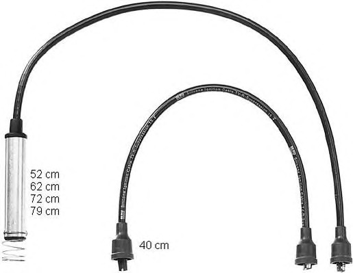 BERU Gyújtókábel készlet ZEF1090_BERU