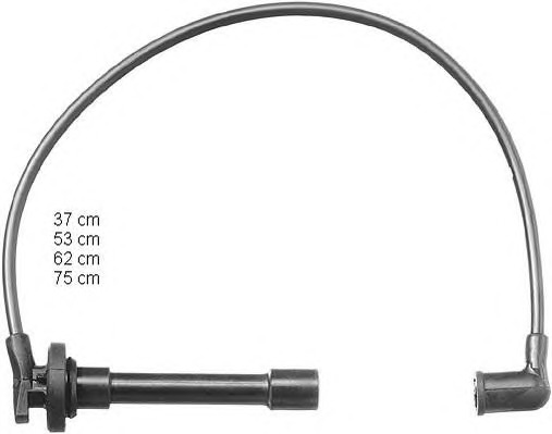 BERU Gyújtókábel készlet ZEF1100_BERU