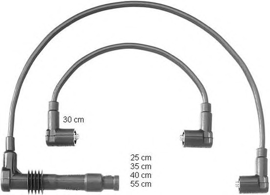 BERU Gyújtókábel készlet ZEF1158_BERU